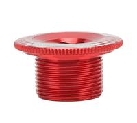 Bnineteenteam Vis de Bicycle de Bicycle en Alliage en Aluminium Aluminium Boule de de Carre (Cache manivelle M18 Rouge)