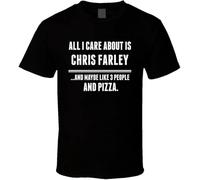 BNMKHCXSDRT All I Care About is Chris Farley Hollywood Walk of Fame T Shirt Black Hemden(Large)