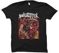 BNMKHCXSDRT Bongripper New Black Cotton T Shirt Electric Wizard Saint Vitus Orange Goblin Manches Courtes(Medium)