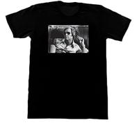 BNMKHCXSDRT George Jones - Tshirt 200 Shirt Country Great Black Manches Courtes(Large)