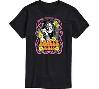 BNMKHCXSDRT Hybrid Apparel - Janis Joplin - Flowers - Men's Short Sleeve Graphic T-Shirt Hemden(X-Large)