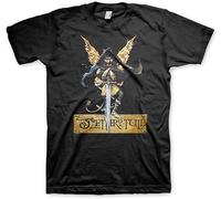 BNMKHCXSDRT Jethro Tull Men's Broadsword T-Shirt Black Officially Licensed Merchandise Hemden(Medium)