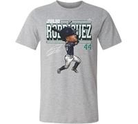 BNMKHCXSDRT Julio Rodriguez Shirt - Julio Rodriguez Seattle Cartoon Hemden(3X-Large)