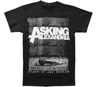BNMKHCXSDRT Men Funny T Shirt Cool Tshirt Asking Alexandria T-Shirt Manches Courtes(3X-Large)