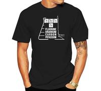 BNMKHCXSDRT Men T Shirt Nerdy As Fluorine Uranium Carbon Potassium Women t-Shirt Manches Courtes(XX-Large)