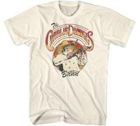 BNMKHCXSDRT The Charlie Daniels Band T Shirt Logo & Charlie Adult Short Sleeve Hemden(Small)