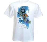 BNMKHCXSDRT The Thing v48 T-Shirt Movie Poster Horror John Carpenter Men's White White Hemden(XX-Large)