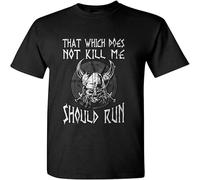 BNMKHCXSDRT Viking T-Shirt The Vikings Ragnar Lothbrok Shirt Odin Thor Hemden(Small)