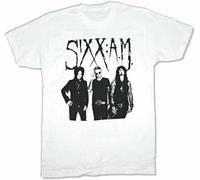 BNMKHCXSDRT Vintage Sixx AM Tour Men Aware t Shirt damens White Cotton Unisex S-4XL JJ900 Hemden(Medium)
