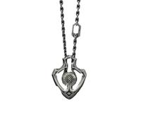 BnMvF Collier Pendentif à engrenage Rotatif mécanique, Collier à engrenage Rotatif Steampunk, Collier Pendentif à engrenage Rotatif mécanique pour Hommes et Femmes (1 PCS)