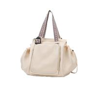 BnMvF Grand sac fourre-tout pour femmes avec 15 poches - sac à main organisateur de voyage multifonctionnel, sac à couches de travail spacieux pour un usage quotidien (Blanc)