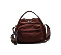 BnMvF Sac à bandoulière veluna, sac à bandoulière veluna, sac à main léger en nylon de grande capacité avec fermeture éclair, sac à main de couleur unie pour les (Café)