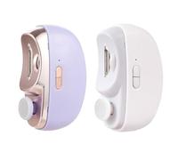 Bnnlqpsttg Coupe-Ongles Électrique Portable Multifonctionnel Anti-Éclaboussures Coupe-Ongles Coupe-Ongles Automatique Anti-Pincement A