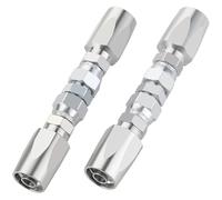 Bnnlqpsttg Kit de Réparation de Tuyaux Hydrauliques 2 Pièces, Réutilisable, Raccord de Réparation Hydraulique Réutilisable à 2 Fils 1/2 Pouce