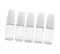 Bnojjellol Lot de 5 flacons d'égouttement avec joint sécurisé et pointe aiguille pour divers liquides, modélisme, coloriage, voyage, artisanat, projet de modélisme, outil de coloriage