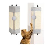 BNOSDM Grattoir d'angle mural pour chat d'intérieur en sisal - Protection verticale anti-griffures - Protège les meubles - Résistant à l'usure