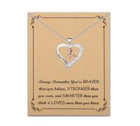 BNQL Collier de hockey sur glace - Cadeau pour femmes et filles - Bijoux de hockey - Cadeau pour les amateurs de hockey - Collier à breloques, Acier inoxydable