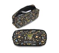 BNQL Rocky Trousse à crayons Grumpy Angry Stupid How Long Since Last Sleep Question Space Nerd Cadeaux Espace Papeterie Sac Organiser