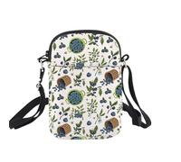 BNQL Sac à bandoulière Blueberry - Cadeau d'été pour amateur de myrtille - Sac de marché fermier - Sac à bandoulière pour jardinier