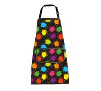 BNQL Tablier d'artiste de peinture avec poches - Cadeau pour les amateurs d'art - Cadeau pour enseignant d'art - Tablier de peintre, tablier art drop, L