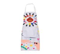 BNQL Tablier Nail Tech avec poches - Tabliers imperméables pour salon de manucure pour femmes, Tablier Nail Tech, L