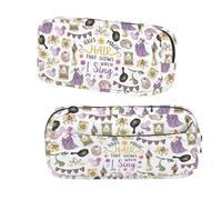 BNQL Trousse à crayons avec cheveux longs - Cadeau de princesse « I Have Magic Hair that Glows When I Sing Fairy Tales »