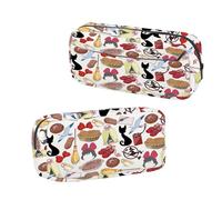 BNQL Trousse à crayons avec fermeture éclair - Cadeau pour les amateurs d'anime - Cadeau Kiki et Jiji