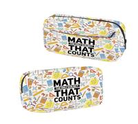 BNQL Trousse à crayons mathématicien - Cadeau mathématicien - Le seul sujet qui compte les formules géométriques - Calculs - Trousse à crayons