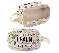 BNQL Trousse à maquillage Alice Flowers Wonderland Flowers Cadeaux Vous pouvez apprendre beaucoup de choses de la fleur Alice Trousse de maquillage Cadeaux