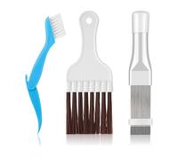 BNREOZA 3 pièces brosse peigne de nettoyage pour climatiseur,peigne pour ailettes de condenseur de climatiseur,peigne pour lamelles de climatiseur,outil de nettoyage et de dépoussiérage de radiateur