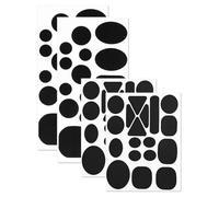 BNREOZA 66pcs patchs pour veste en duvet, patchs de réparation auto-adhésifs pour veste en duvet, ruban de réparation en nylon, auto-adhésif pour veste, tente, réparation de veste(noir)