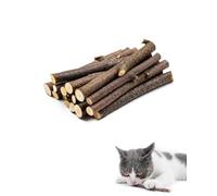 BNREOZA Lot de 10 bâtonnets d'herbe à chat - Jouet à mâcher pour chat - Contre la mauvaise haleine - Jouet à mâcher pour les soins dentaires et les habitudes de mastication saines