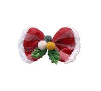 bnsggl Bandeau à cheveux avec bonnet de Père Noël pour femme et fille avec nœud papillon