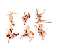 bnsggl Cachette naturelle délicate pour terrarium, cachettes de crevettes, décoration d'habitat d'aquarium