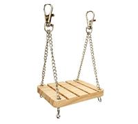 bnsggl Cage interactive pour animal domestique - Lit suspendu pour petits animaux et petits rongeurs - Stimule le jeu et le divertissement