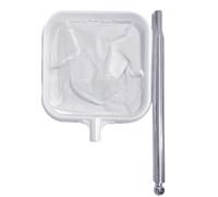 bnsggl Filet de pêche extensible pour aquarium, poignée en acier inoxydable, facile à utiliser