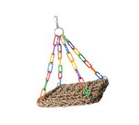 bnsggl Hamac à oiseaux durable en corde tissée pour perroquets pour les propriétaires d'animaux de compagnie de perruches