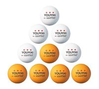 bnsggl Lot de 10 balles de tennis de table de rechange standard pour table de pingpong intérieur/extérieur