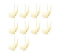 bnsggl Lot de 10 fourchettes à oiseaux pour nourriture, cage à oiseaux, pour perroquets, brochettes de friandises, outil d'alimentation pour petits oiseaux