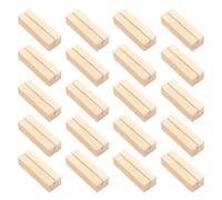 bnsggl Lot de 20 porte-cartes en bois pour numéros de table, cartes nominatives, photos, mémos, notes pour fête de mariage