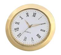 bnsggl Mouvement d'horloge à quartz, diamètre 36 mm, noyaux incrustés de cloches avec chiffres romains pour horlogers et collectionneurs