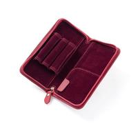 bnsggl Trousse à crayons, 3 compartiments séparés, trousse à stylo, trousse à crayons, trousse à crayons grande capacité, trousse à crayons, fournitures scolaires et de bureau, Rouge, Trousses à