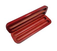 bnsggl Trousse à crayons, boîte de rangement en bois pour stylo-plume, emballage cadeau, rose, Double, Trousses à crayons