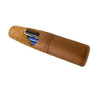 bnsggl Trousse à crayons en cuir avec rabat rétro - Petite poche à stylos de 16,3 x 6,1 cm - Cadeau pour homme et femme d'affaires, multicolore, Trousses à crayons