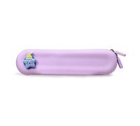 bnsggl Trousse à crayons en silicone avec fermeture éclair pour filles, TARO VIOLET, Trousses à crayons