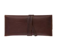 bnsggl Trousse à crayons faite à la main en cuir de vachette rétro vintage pour le bureau, l'école, fournitures de papeterie, multicolore, Trousses à crayons