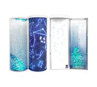 bnsggl Trousse à crayons Quicksand translucide pour trousse multifonction pour Creative Cylindrique Cal, b, Trousses à crayons