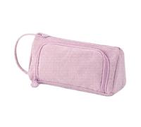 bnsggl Trousse à crayons, trousse à crayons simple et grande trousse à crayons avec fermeture éclair extensible grande capacité, violet, Trousses à crayons