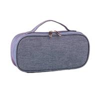 bnsggl Trousse à crayons, trousse à crayons, trousse à crayons en tissu Oxford, sac de papeterie, porte-crayon, cadeau, Noir , Trousses à crayons