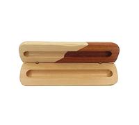 bnsggl Trousse de présentation en bois pour stylo à bille, boîte cadeau, multicolore, Trousses à crayons